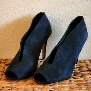 Halogen Blue Suede heels